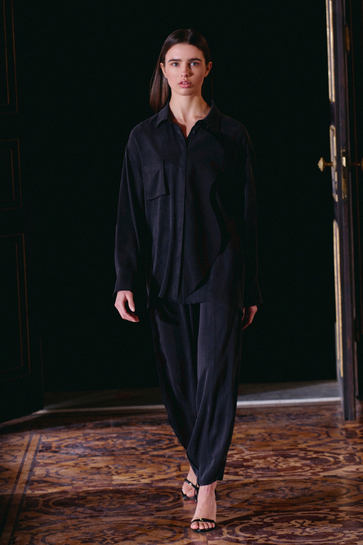 Gömlek Pantolon Tencel Takım