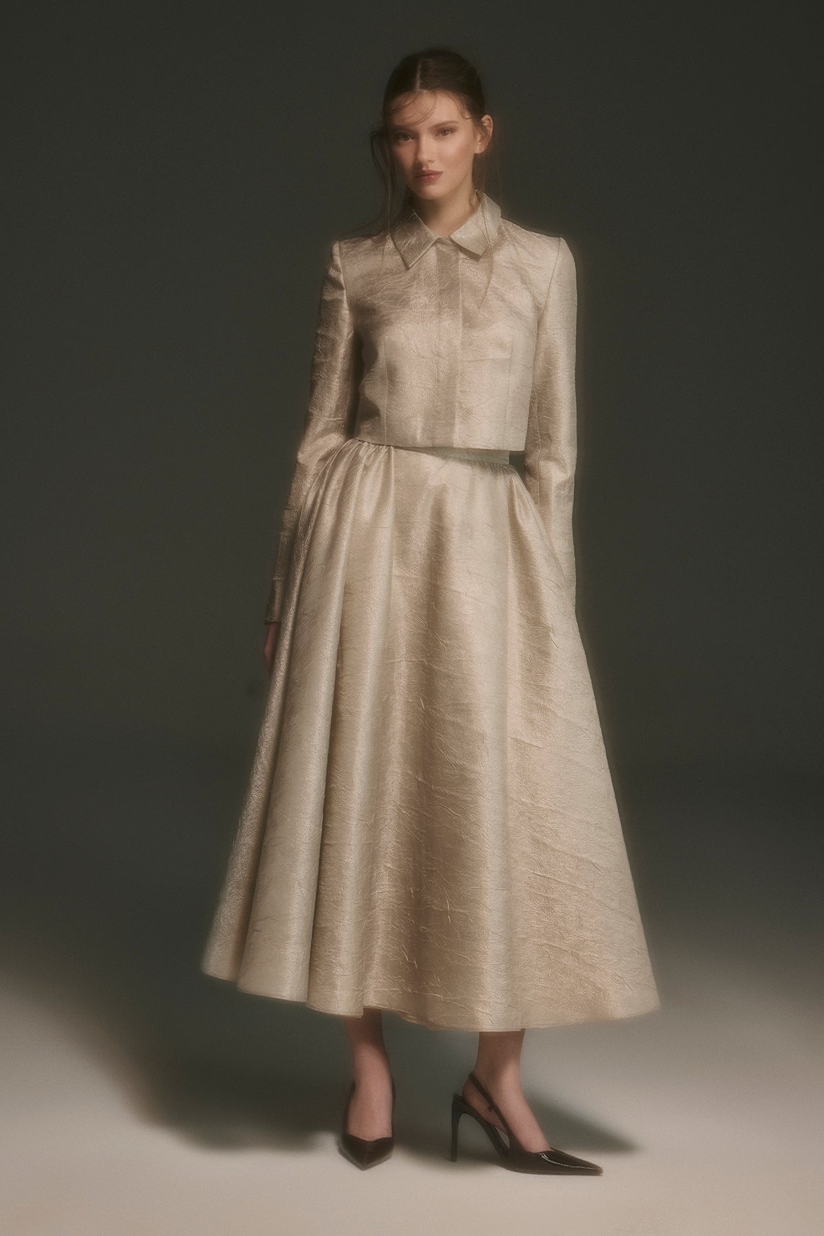 Gömlek Yaka Etekli Takım