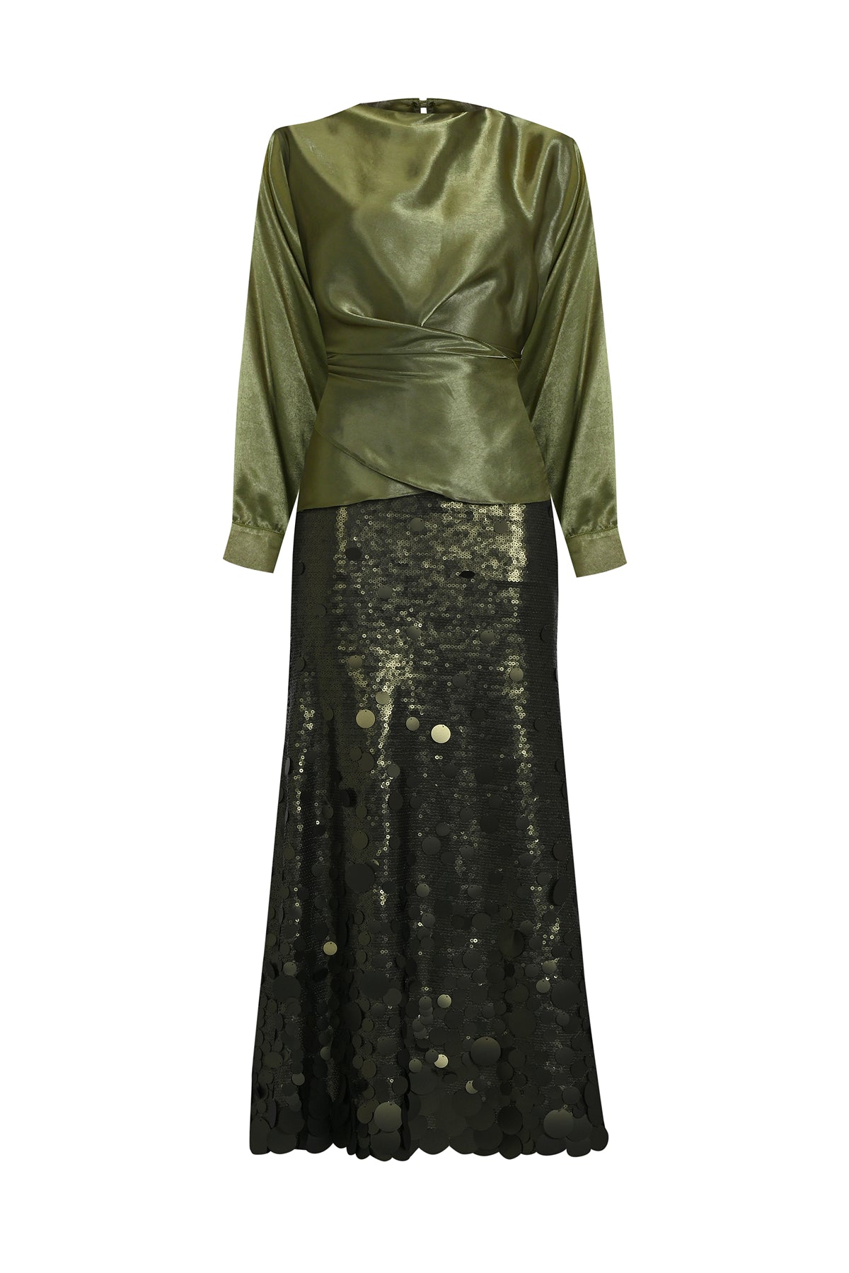 Pul Payet İşlemeli Etek